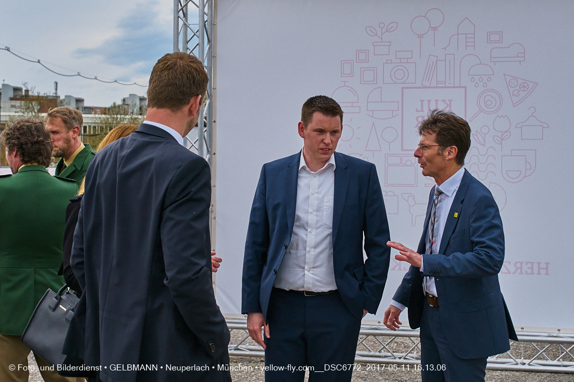 11. Mai 2017 - Grundsteinlegung für die LOGE und dem Kulturquadrat in Neuperlach